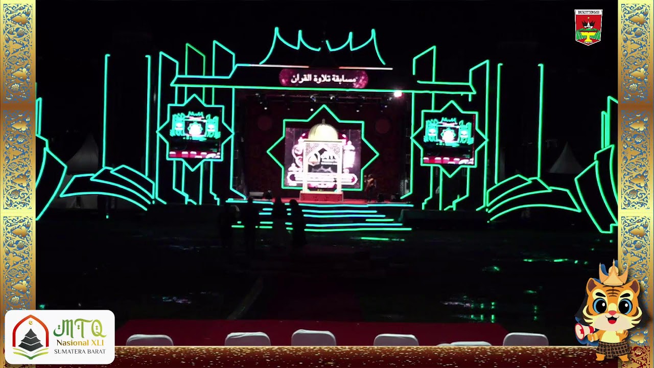 Lomba Tilawah Dewasa dan Qiraat Mujawwad MTQN XLI Provinsi Sumatera Barat - Bukittinggi