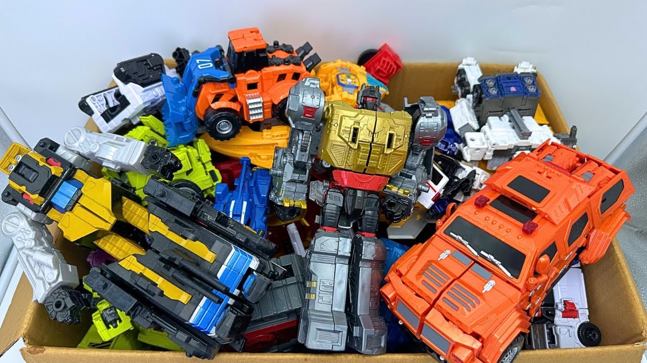 GIANT MYSTERY BOX Transforming Robots and Car Robots Collection Satisfying Sounds No Music