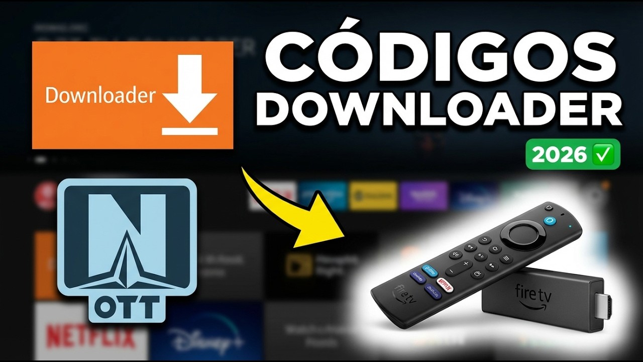 Mejores Códigos Downloader | Instalar OTT Navigator IPTV en Fire TV y Android TV (2026)