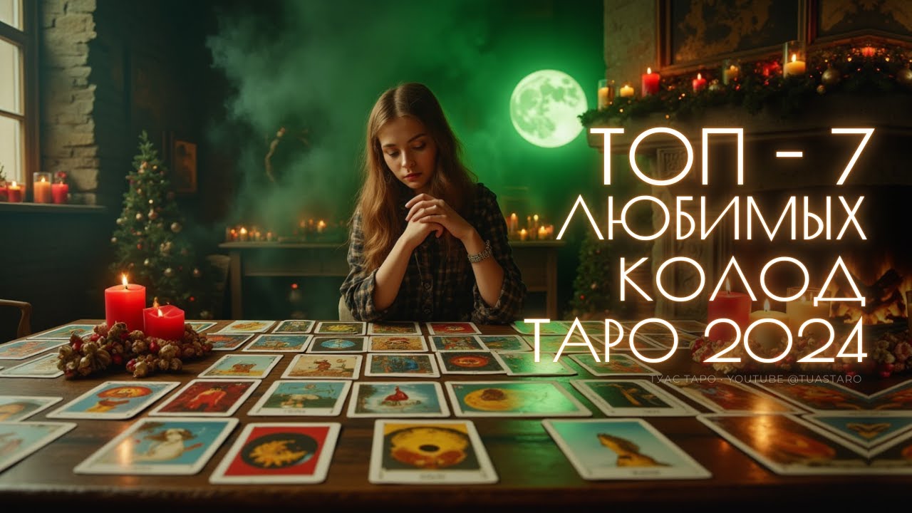 💚Мои фавориты 2024: топ-7 колод таро покоривших мое сердце 😍Коллекция карт таро