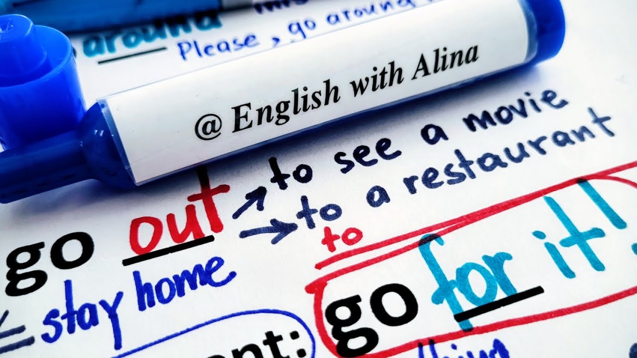 🚶‍♂️ GO + Prepositions Explained: Go To, Go On, Go Up & More | English With Alina