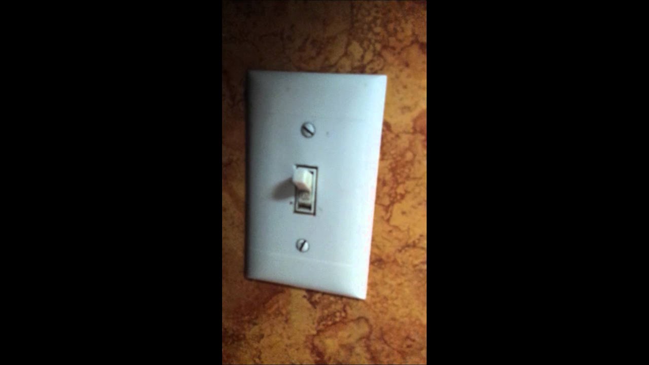 Light switch strange sounds