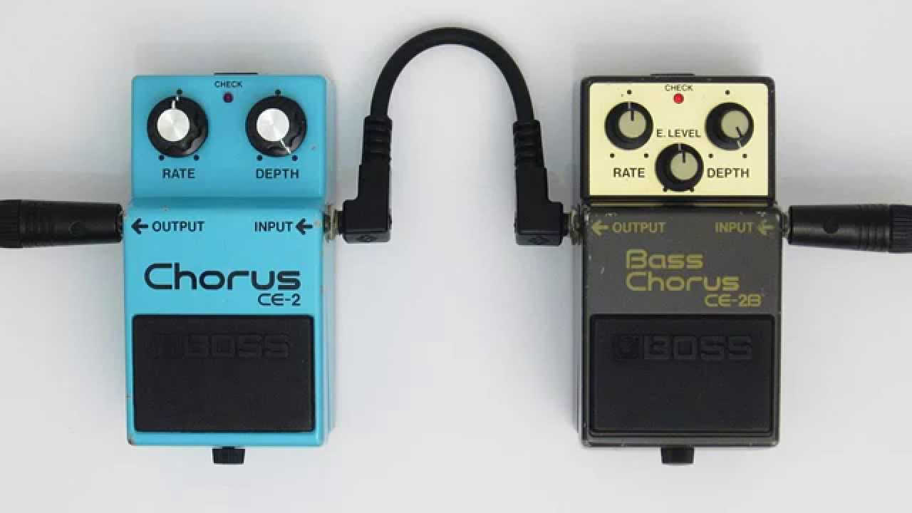BOSS CE-2 Chorus / CE-2B Bass Chorus Comparison