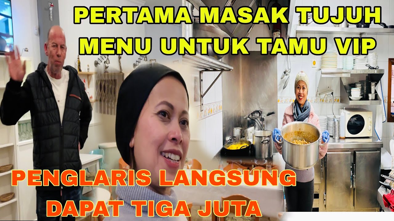 PERTAMA MASAK TUJUH MENÚ UNTUK TAMU VIP !! PENGLARIS LANGSUNG DAPAT TIGA JUTA DALAM SEMALAM