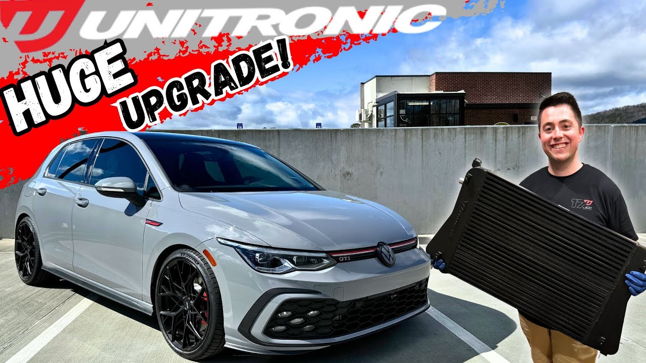 Installing Unitronic’s MASSIVE Intercooler On My MK8 GTI! - Plus Performance Testing!