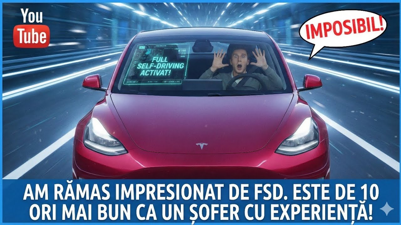 ȘOCANT! Tesla Conduce de 10x Mai Bine Decât Un Șofer Profesionist? 😱