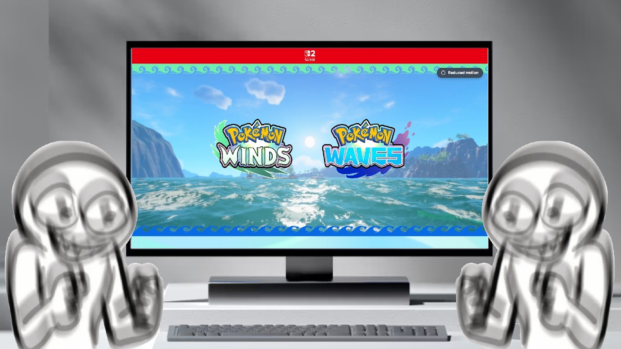 Looking At The Pokemon Winds and Waves Website Cuz I'm Too Excited for Pokemon Winds and Waves