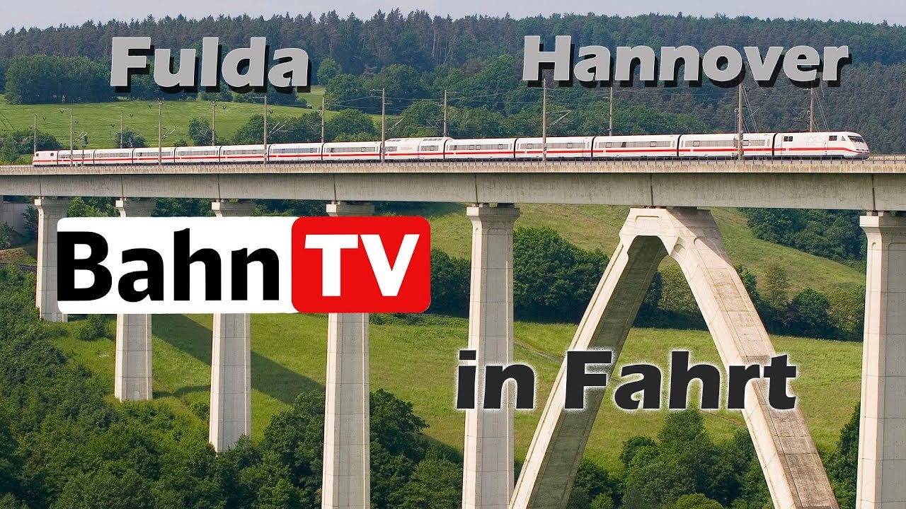 Bahn TV in Fahrt Fulda Hannover