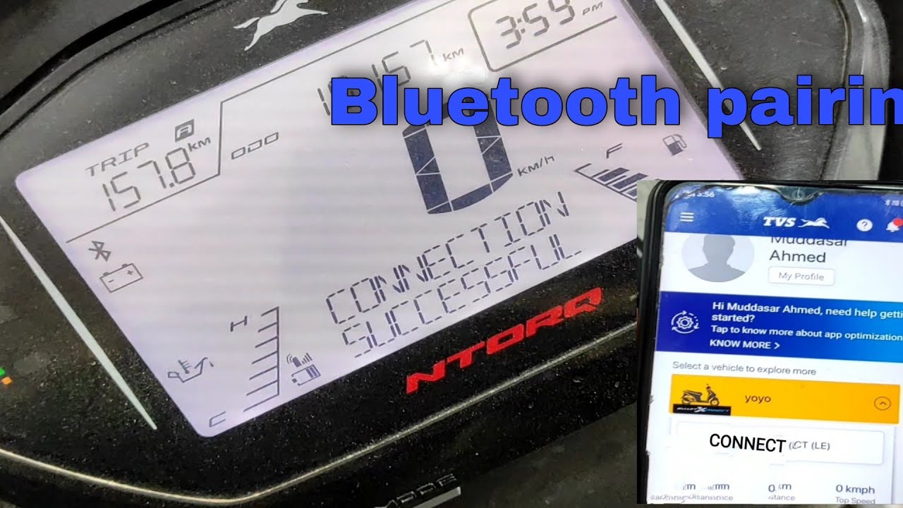 BLUETOOTH CONNECT / tvs NTORQ / SIMPLE PROCESS / XCONNECT APP/ #ntorq #tvsntorq #tvs #bluetooth