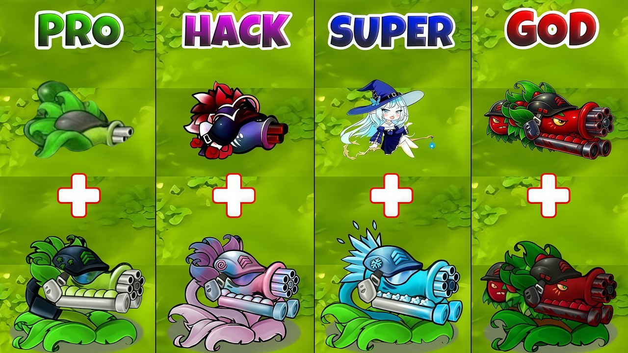 PVZ Fusion 3.4 Challenge - Ultimate Gatling PEA + Drone VS Obsidian Gargantuar - Who Will Win?