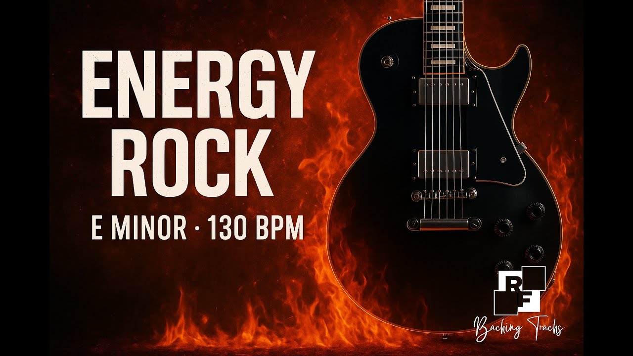 Energy Rock Backing Track in Em - 130 BPM | Guitar Jam Track