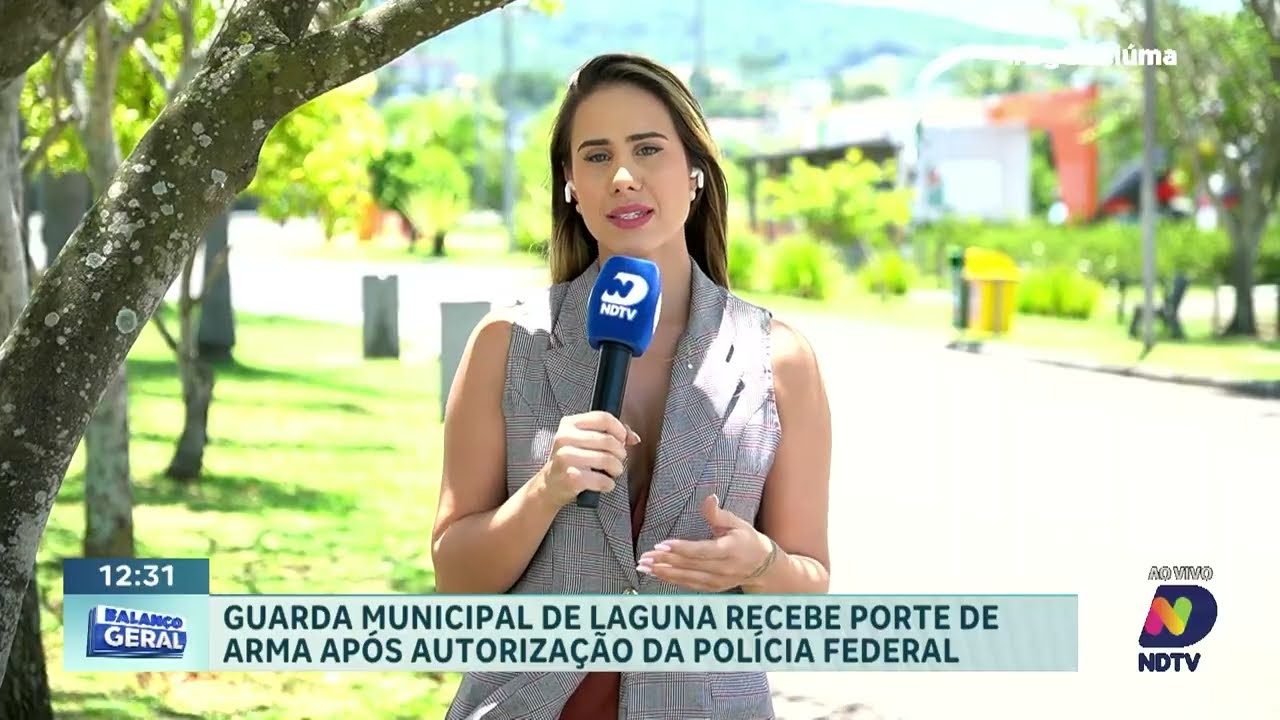 Guarda Municipal de Laguna recebe porte de arma autorizado