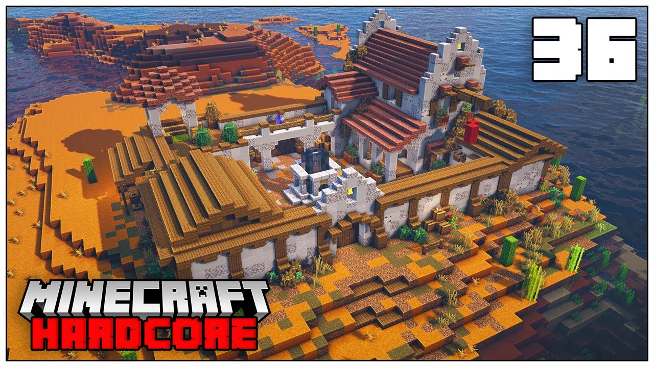 Minecraft Hardcore Let's Play - THE TOWN MAYOR HACIENDA!!! - Episode 36