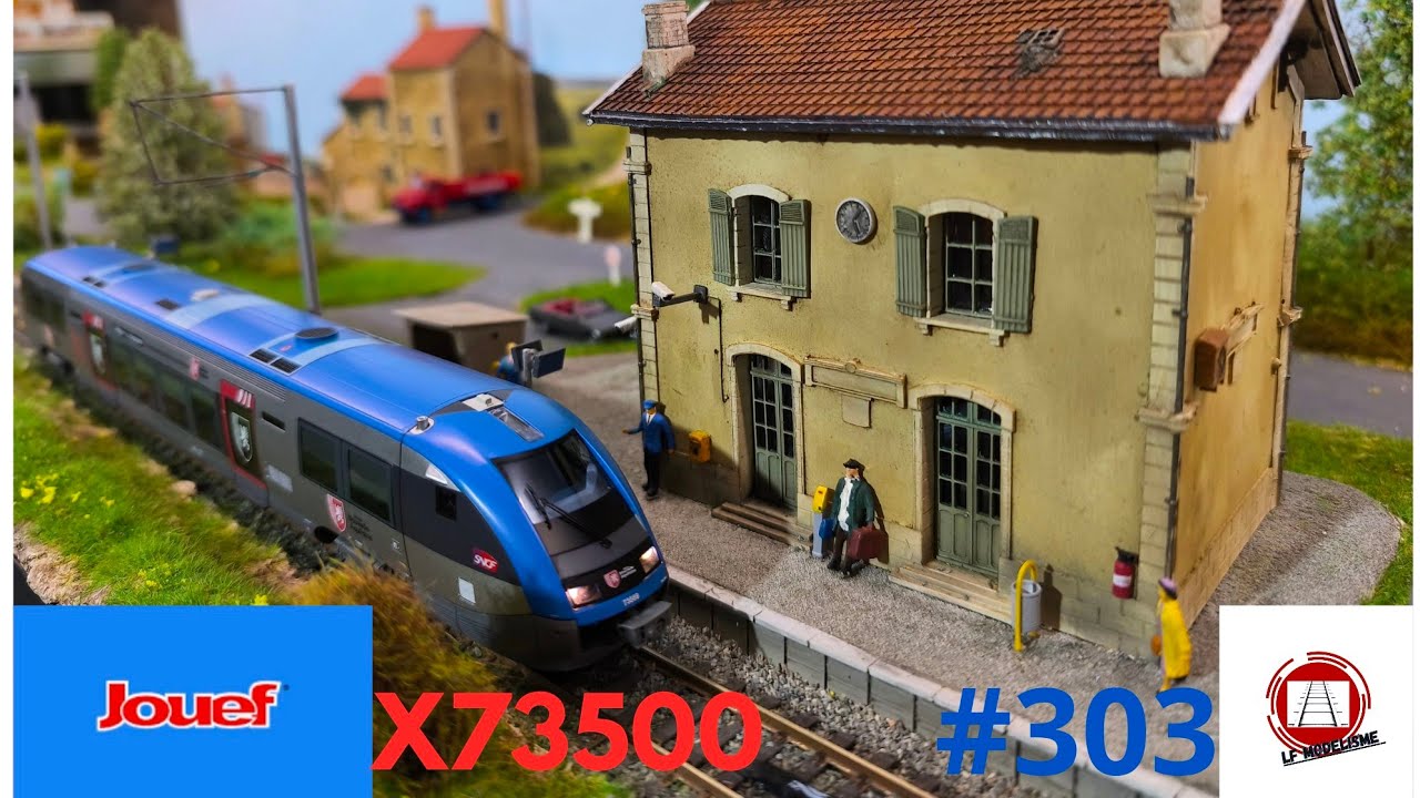 #303 AUTORAIL X73500 JOUEF   train miniature électrique modélisme ferroviaire HO HJ2438S DCC SONORE