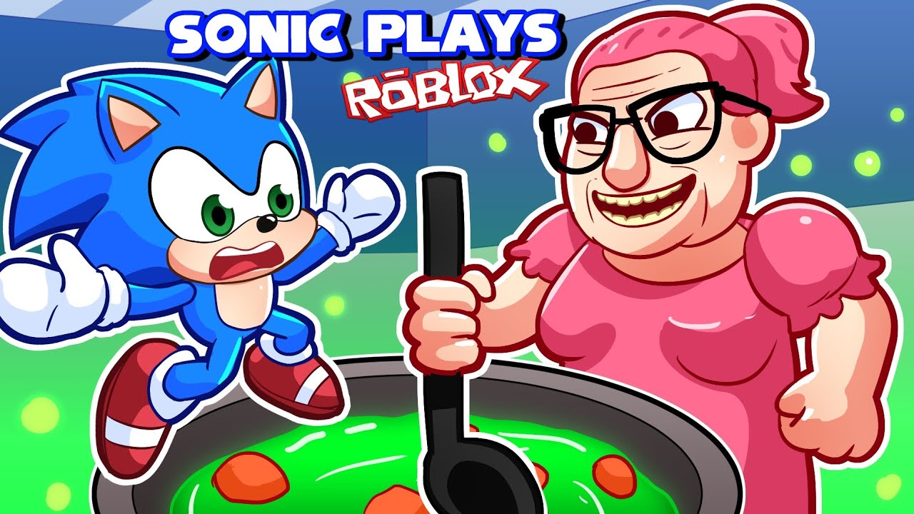 🦔 EVADE CREEPY BARRA GRANNY [SCARY OBBY] | Sonic Plays Roblox Barra's Granny House Escape Obby