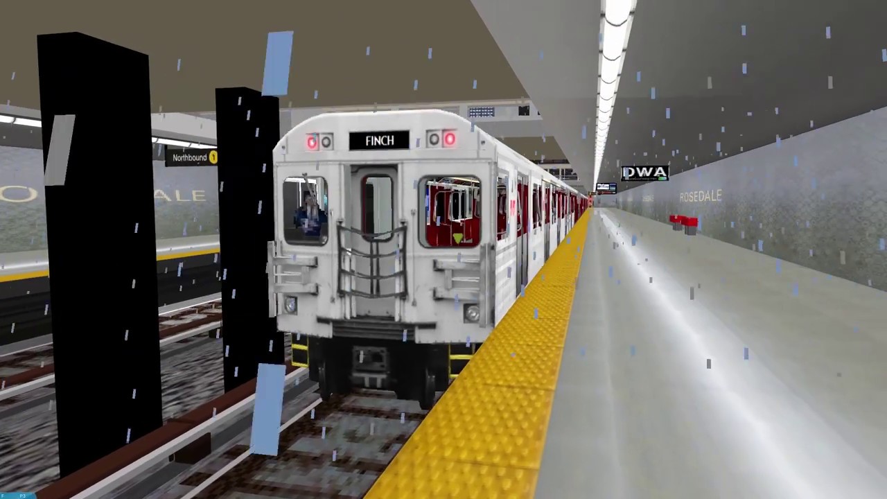 OpenBVE (TTC) Testing at Rosedale Station
