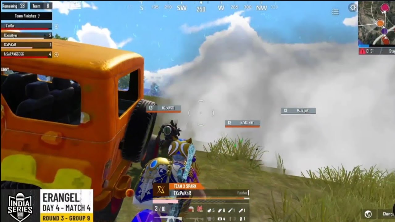 Team X spark Failed To Get Chicken Dinner | Numen Gaming Going Aggressive