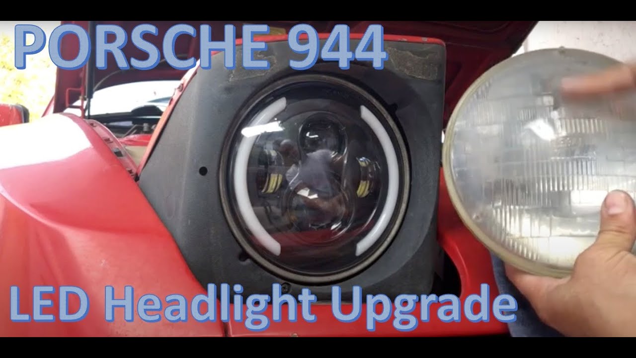 Porsche 944 Headlight LED Upgrade