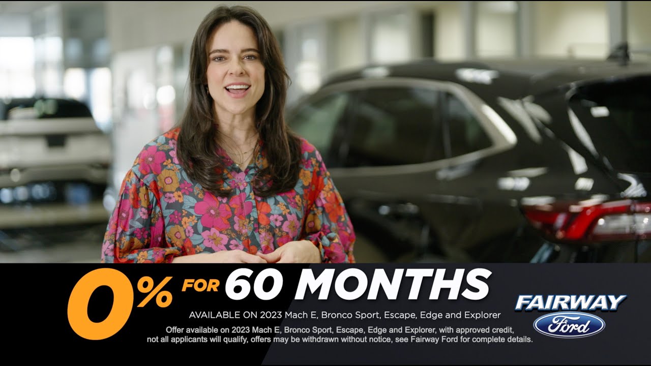 ZERO% on SUVs at Fairway Ford