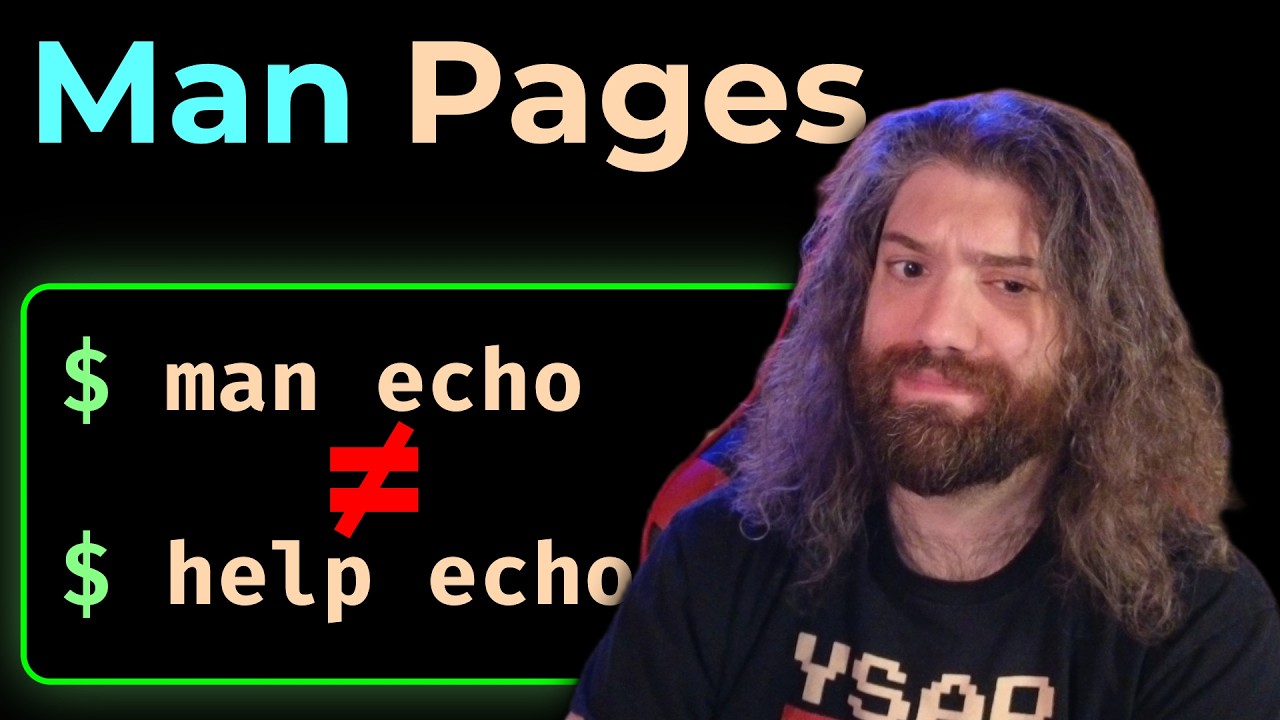 Bash Scripting Course - Man Pages and finding command documentation (pt7)