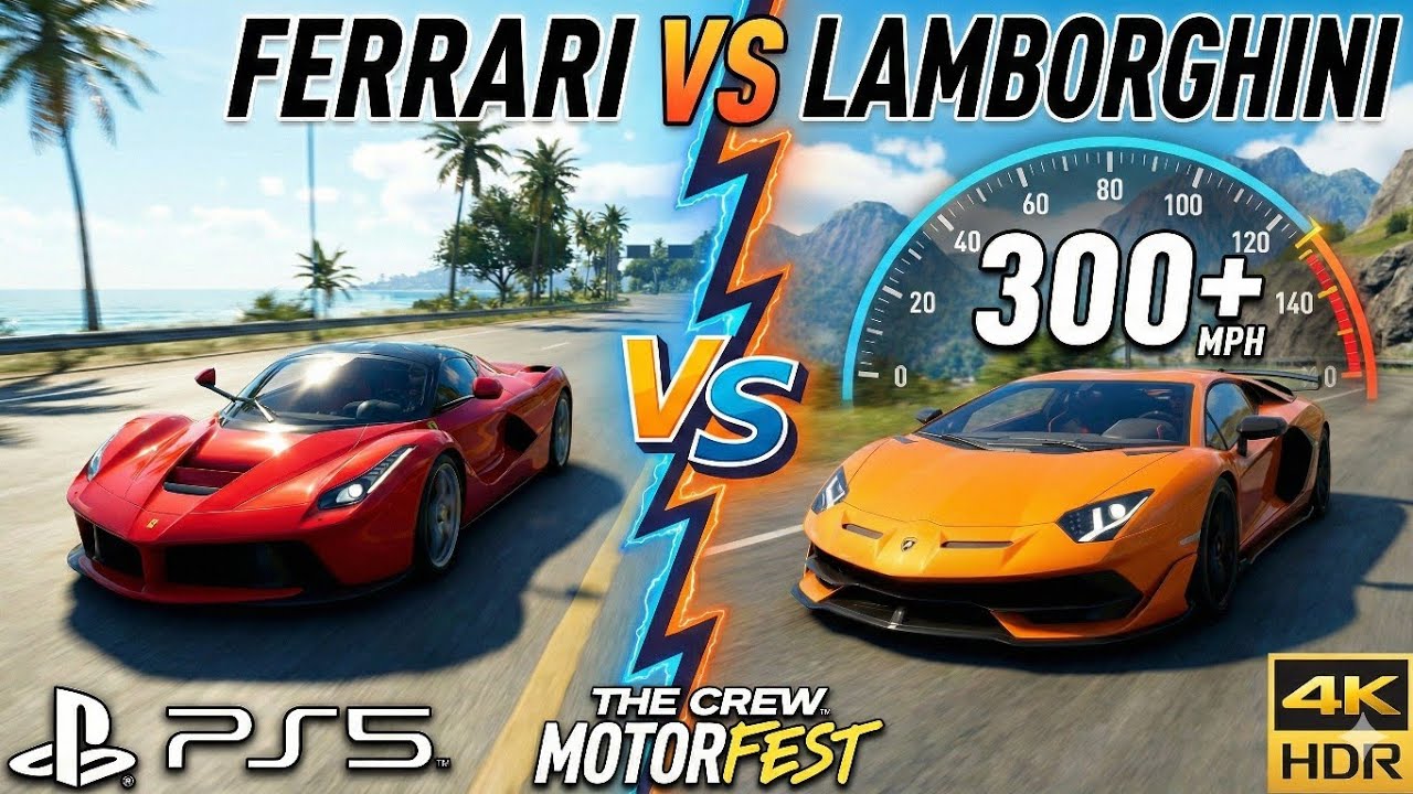 FERRARI vs LAMBORGHINI: The Ultimate Hypercar Battle! (The Crew Motorfest PS5)