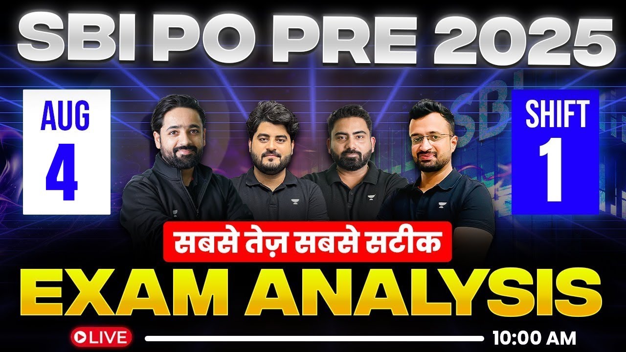 SBI PO Exam Analysis 2025 | SBI PO Prelims Shift 1 Analysis | SBI PO 2025 | Bankers Way