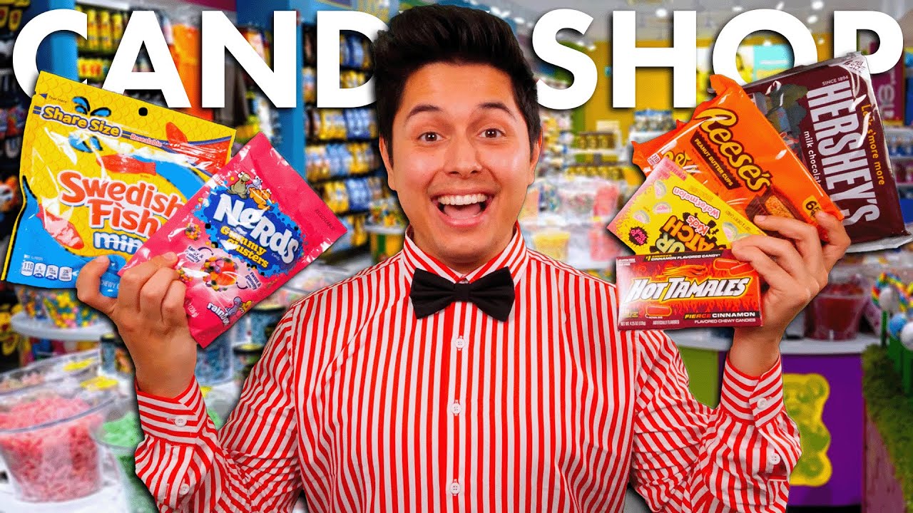 ASMR | Ролевая игра «5-звездочная кондитерская» | Hershey's, Reese's, Skittles, Nerds и другие!