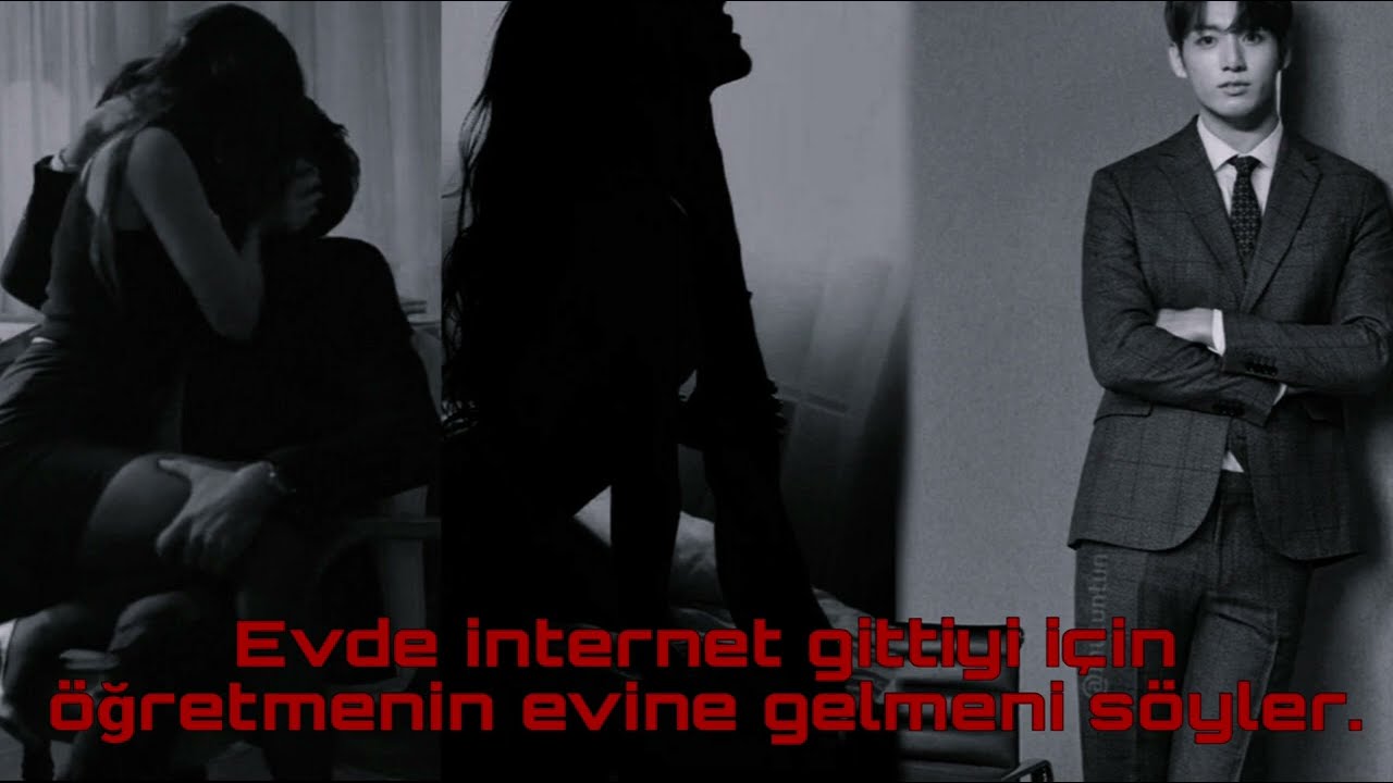 Jungkook ile hayal et ||🔞 Evde internet gittiyi için öğretmenin evine gelmeni söyler.