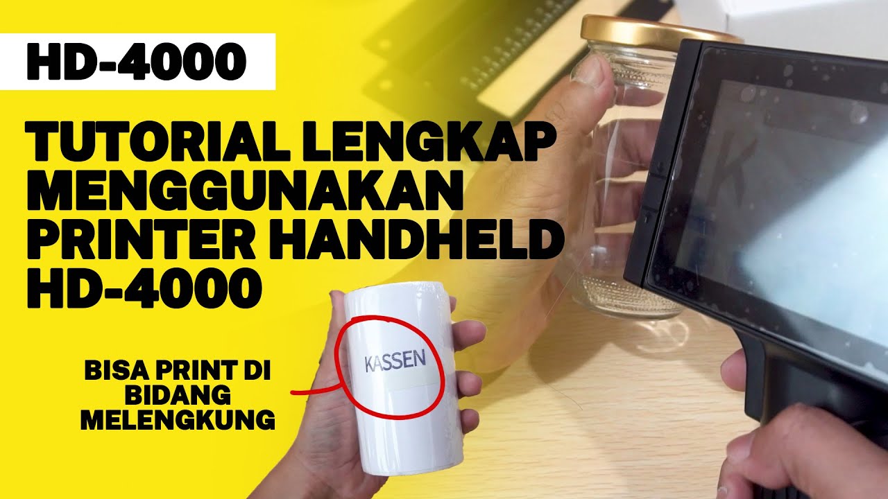 KASSEN HD-4000 - CARA MENGGUNAKAN PRINTER INKJET KASSEN HD-4000