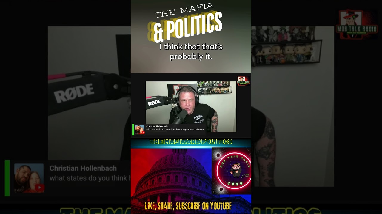 THE MAFIA AND POLITICS. #podcast #crime #criminalactivity #politics  #news #republican #democrats