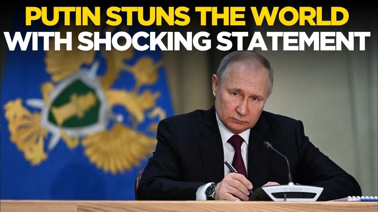 Vladimir Putin Live | Vladimir Putin Drops Huge Bombshell | Russia Ukraine War | Iran | Trump | US