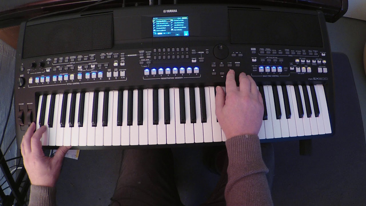 YAMAHA PSR-SX600 - Let's Rock!