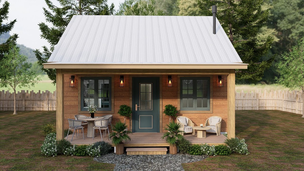 Small but Complete! Amazing 7×7 m Home Design