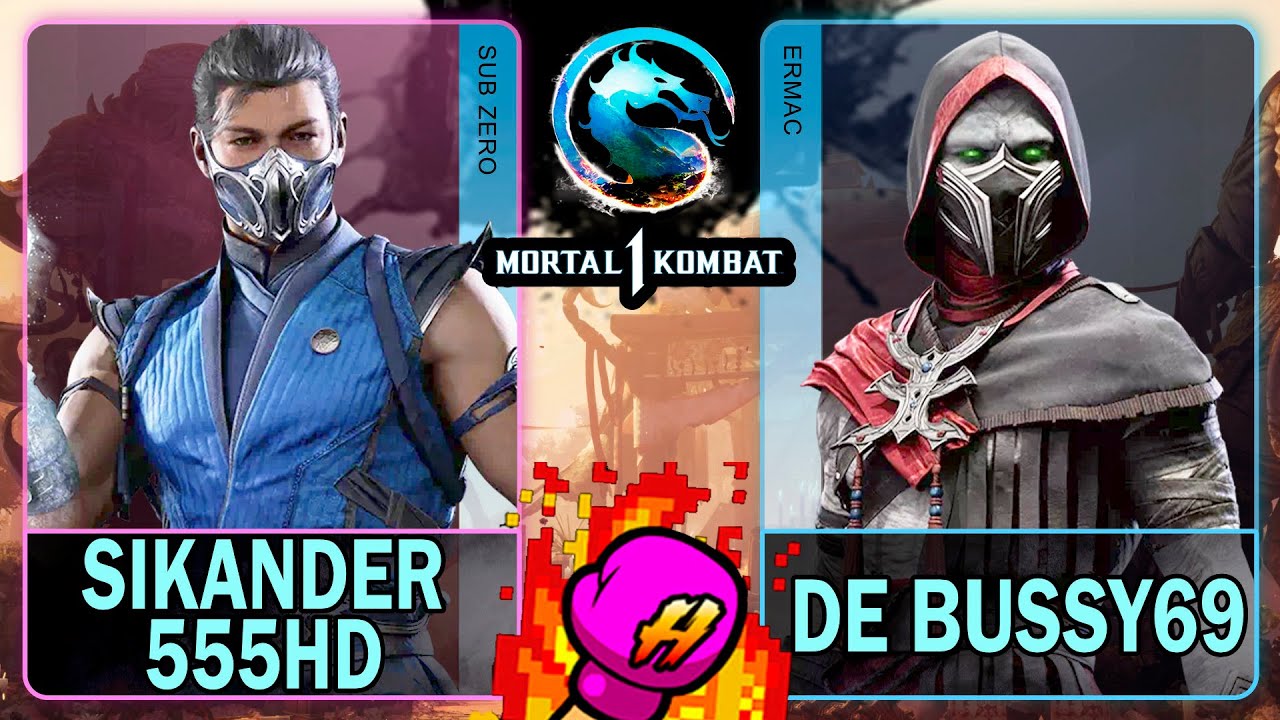 MK1 Sikander555HD (SUB-ZERO) VS De Bussy69 (ERMAC)🥊Mortal Kombat 1🥊4K 60ᶠᵖˢ