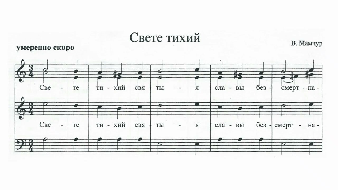 В.Мамчур Свете тихий