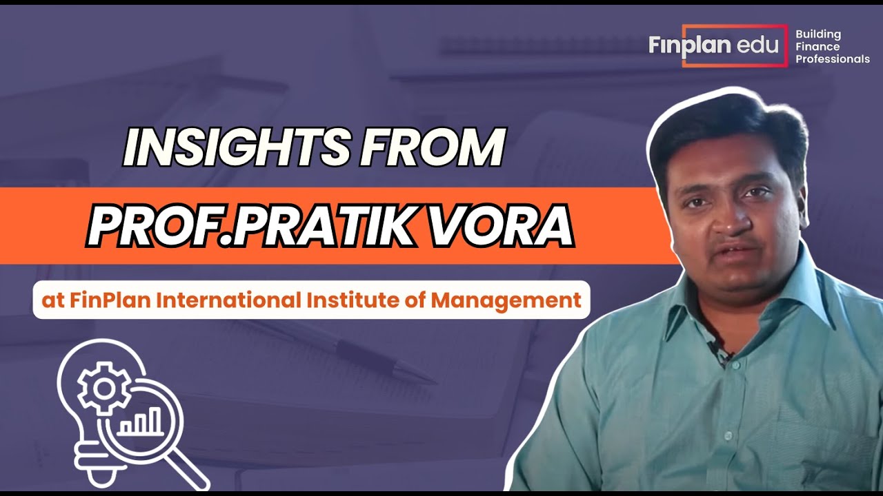 Prof.Pratik Vora recommends FINPLAN