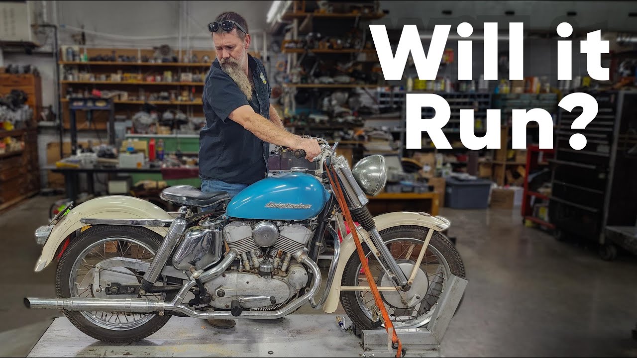 Забытый Harley, простоявший более 50 лет — БУДЕТ ЛИ ОН ЕЗЖАТЬ?