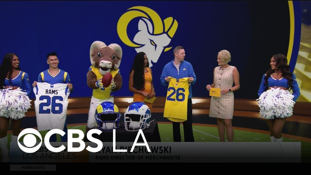 A look at the Los Angeles Rams new 2026 jerseys and gear