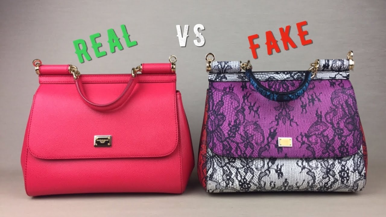 How to spot FAKE vs AUTHENTIC DOLCE & GABBANA Miss Sicily bag handbag Monalisalikes Part 3