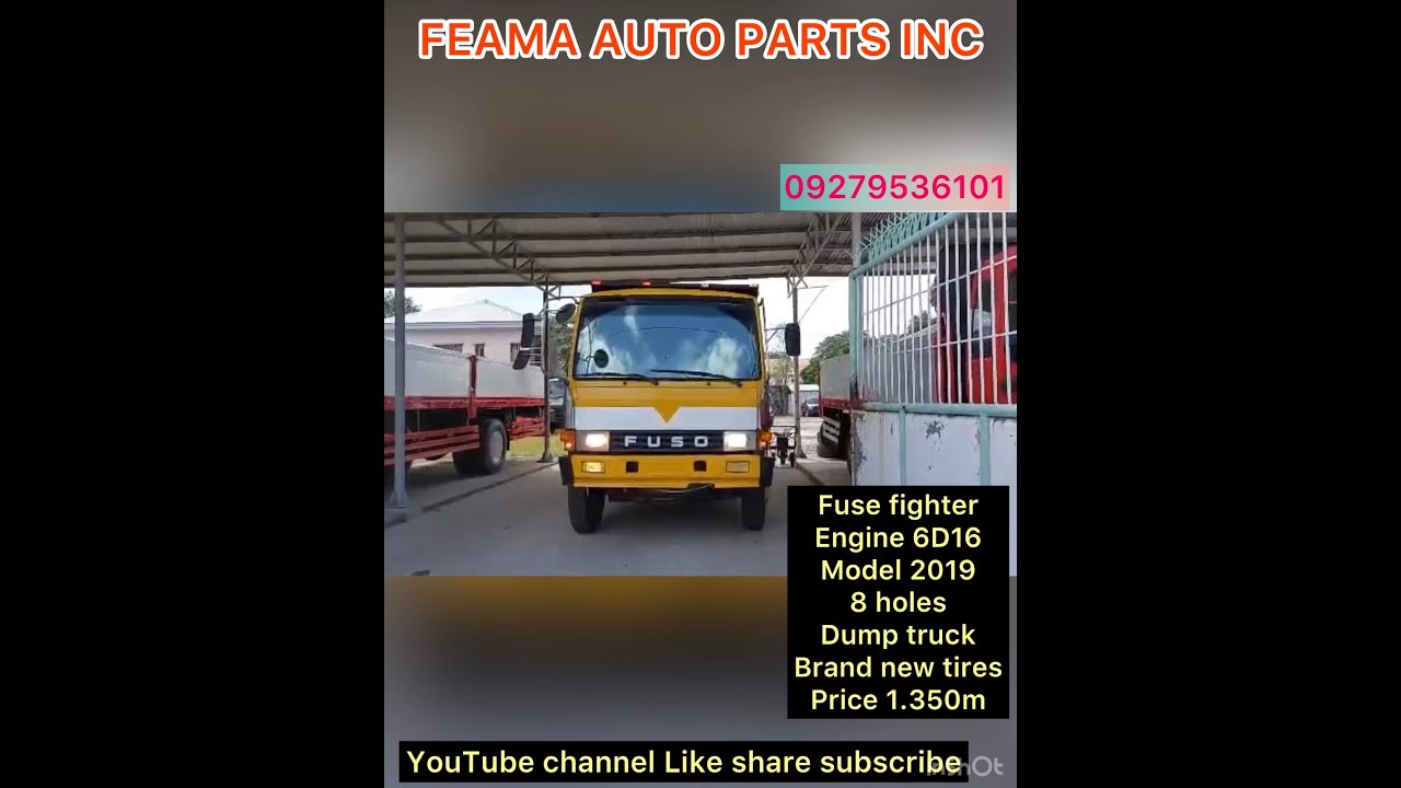 fuso fighter 6d16 dump truck