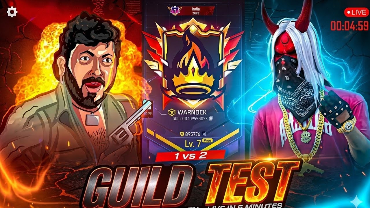 FREE FIRE LIVE🕹 GIVEAWAY CUSTOMROOMS FF LIVE GIVEAWAY & GUILD TESTFREE FIRE LIVE GUILD TESTING