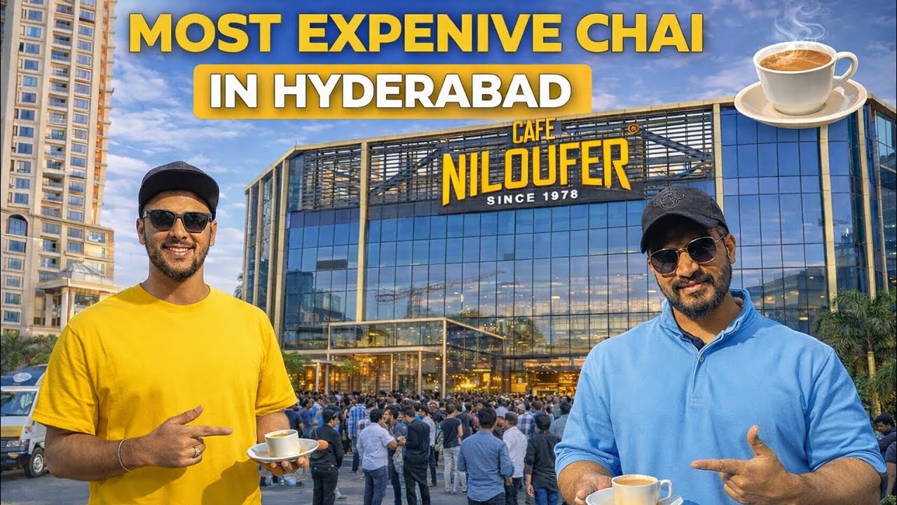 Hyderabad’s Most Expensive Chai 😱 | Niloufer Café Review