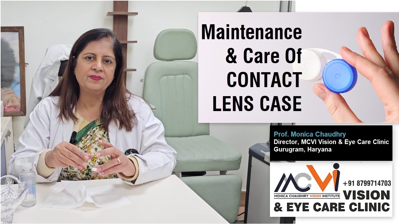 Clean CONTACT LENS Case = Healthy Eyes