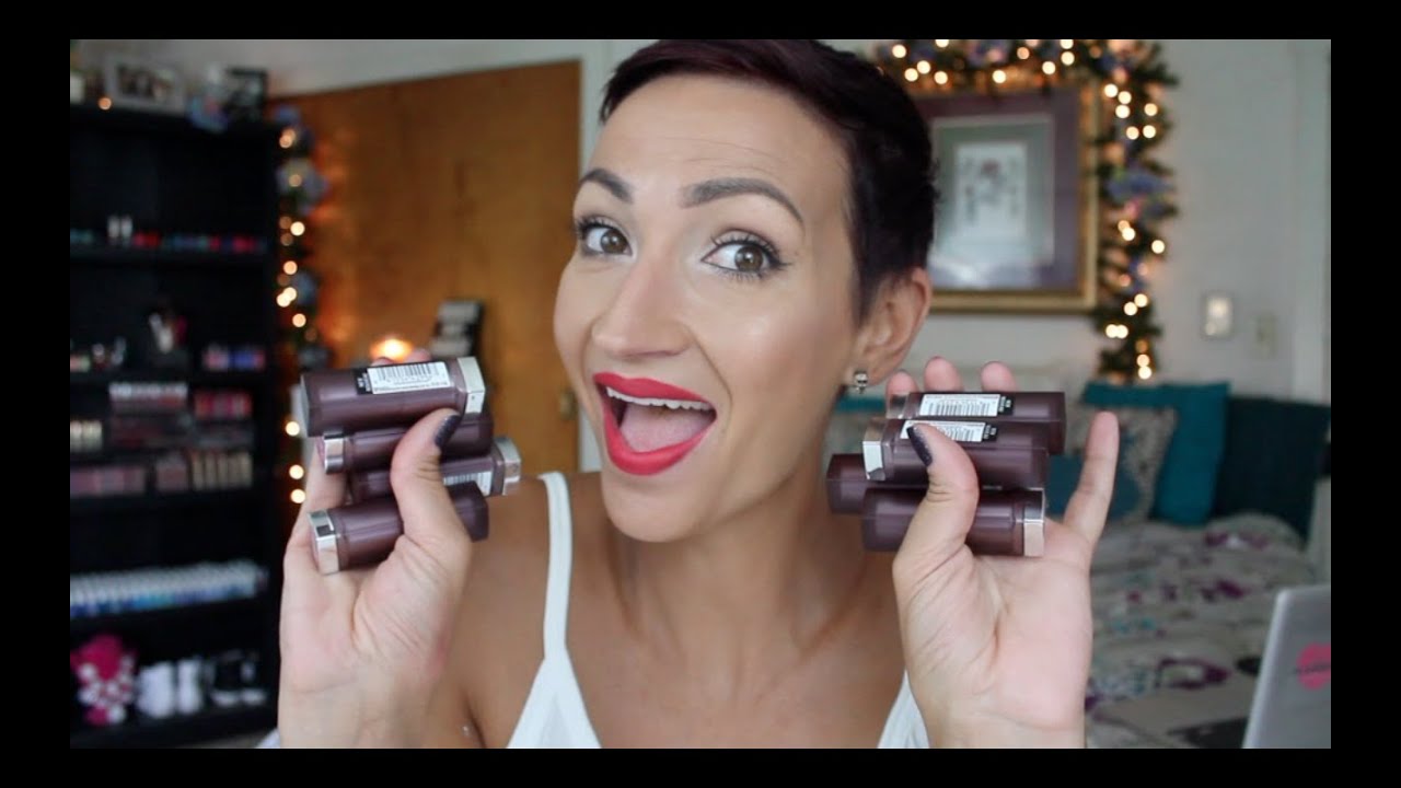 Maybelline Creamy Mattes-First Impression & Live Swatches!!
