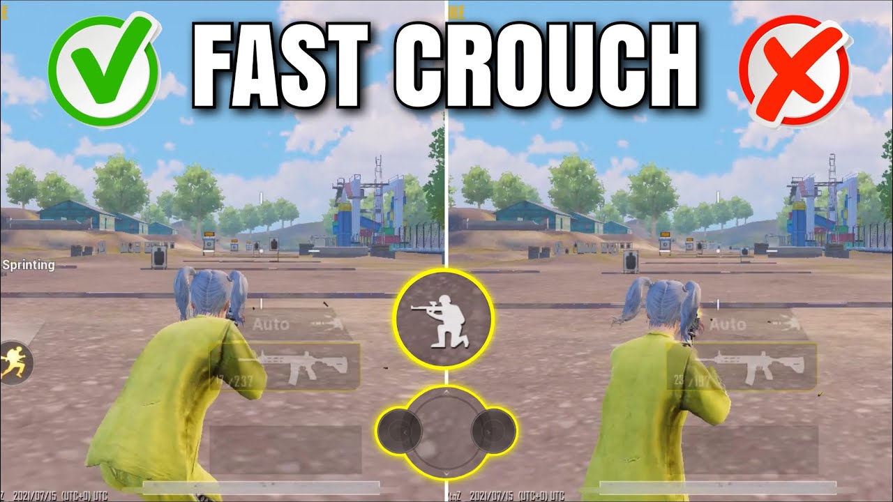 TOP 5 TIPS & TRICKS MOVEMENTS FOR FASTEST CROUCH + JIGGLE 🔥 New Update | PUBG Mobile