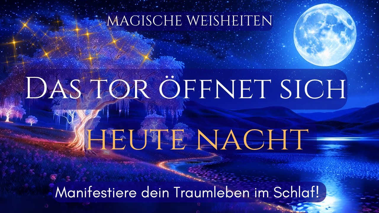 W&uuml;nsche bleiben unerf&uuml;llt? Diese Methode ver&auml;ndert im Schlaf ALLES! 432Hz-Musik
