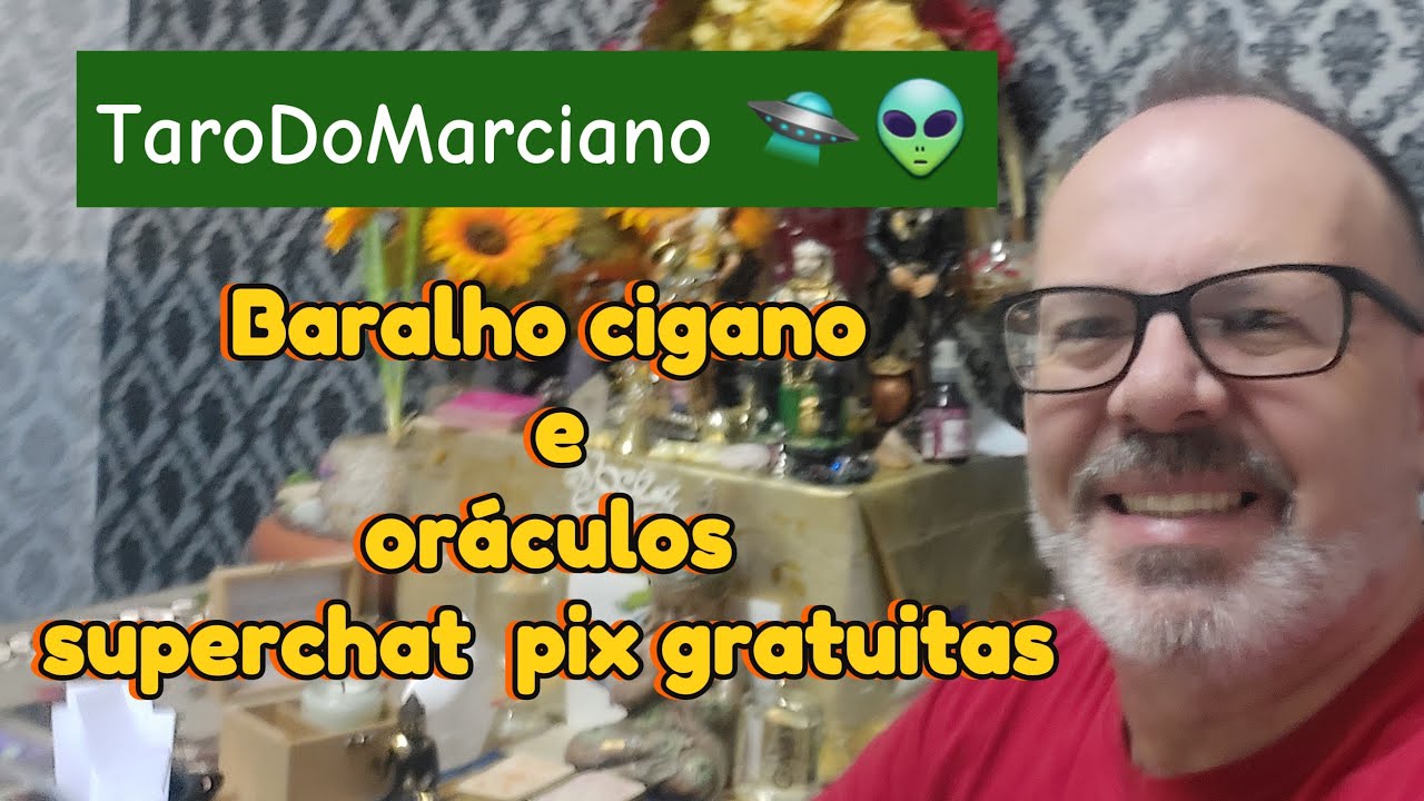 TaroDoMarciano 👽🛸 está ao vivo!🔥SUAS RESPOSTAS ATRAVÉS DAS CARTAS SUPERCHAT PIX 10,00 GRATUITAS