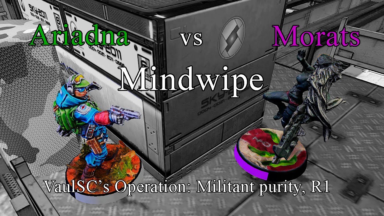 [ENG] Infinity via TTS | RaktorakOsujdak(Morat) vs Jmustang(Ariadna) | Militant purity R1 | Mindwipe