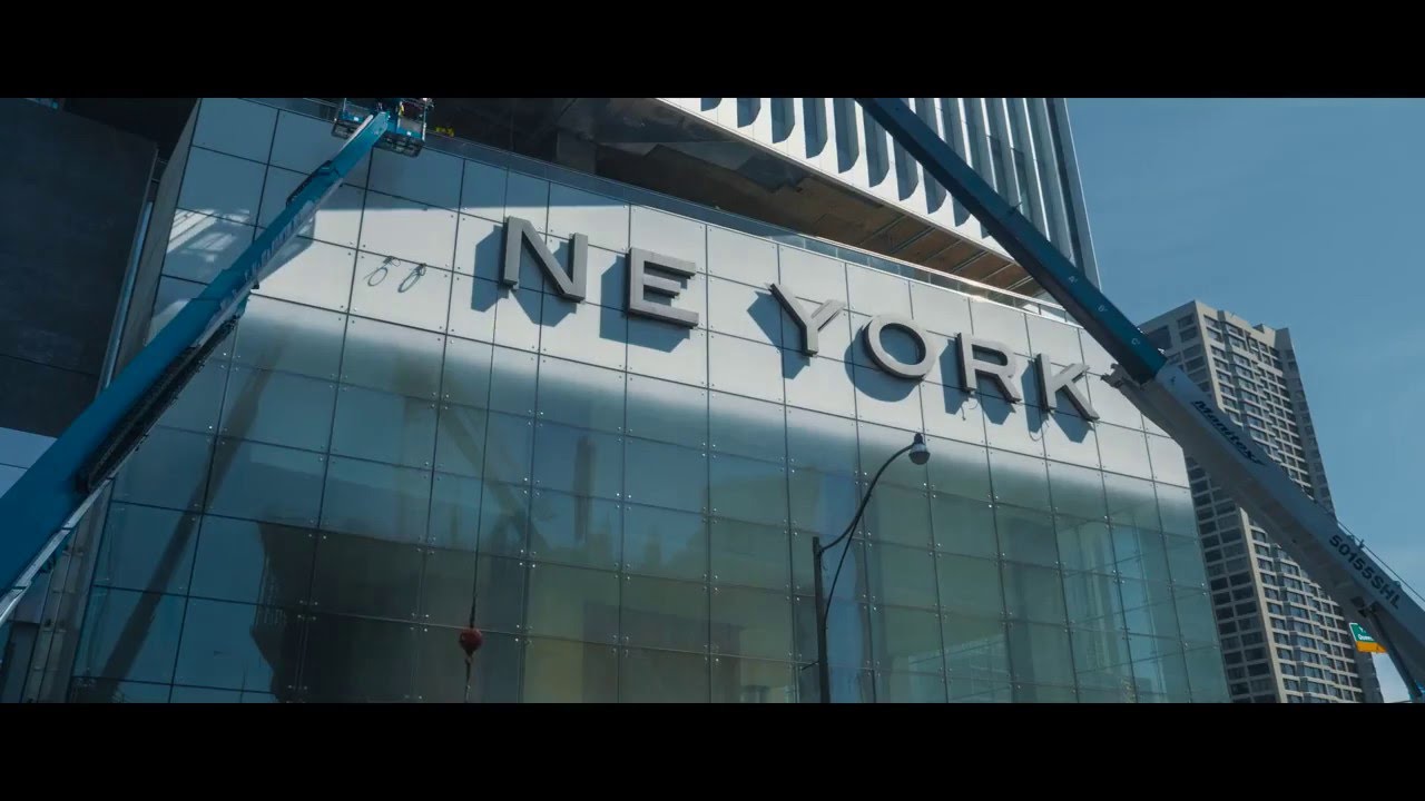 One York Signage Installation - March 26, 2016