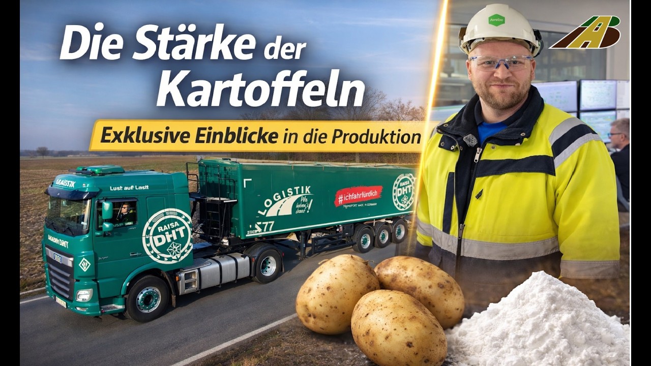 Aus Kartoffeln wird Stärke - Transport, Annahme & Verarbeitung - Lebensmittel aus der Landwirtschaft